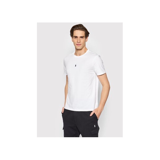 Polo Ralph Lauren T-Shirt 710839046002 Biały Slim Fit ze sklepu MODIVO w kategorii T-shirty męskie - zdjęcie 168559407