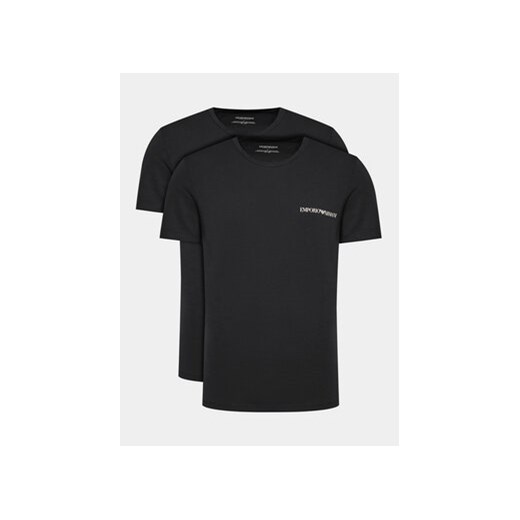 Emporio Armani Underwear Komplet 2 t-shirtów 111267 3F717 17020 Czarny Regular Fit ze sklepu MODIVO w kategorii T-shirty męskie - zdjęcie 168560405