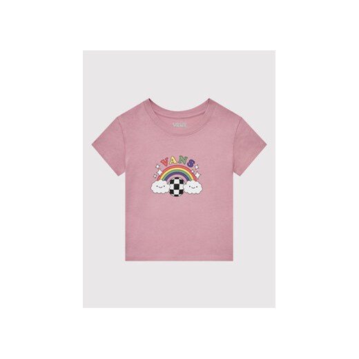 Vans T-Shirt VN0A7RV4 Różowy Regular Fit ze sklepu MODIVO w kategorii Koszulki niemowlęce - zdjęcie 168560695