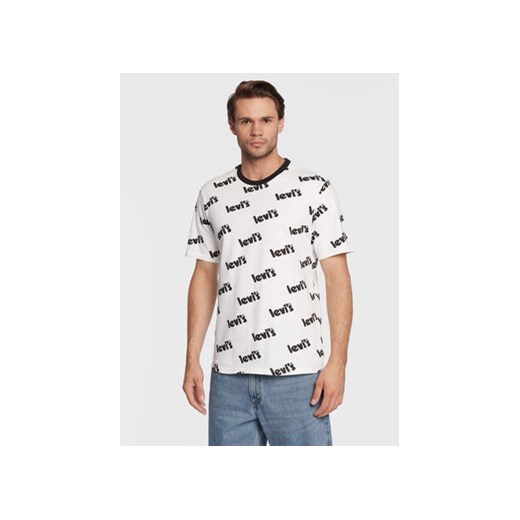 Levi's® T-Shirt Poster 16143-0657 Biały Relaxed Fit ze sklepu MODIVO w kategorii T-shirty męskie - zdjęcie 168560838
