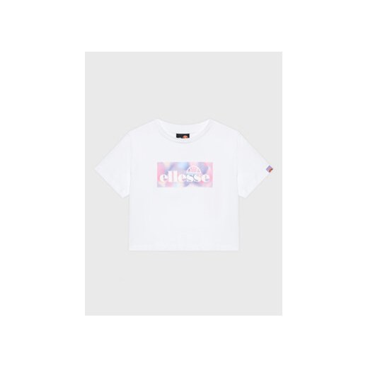 Ellesse T-Shirt Casia S4R17685 Biały Regular Fit ze sklepu MODIVO w kategorii Bluzki dziewczęce - zdjęcie 168560878