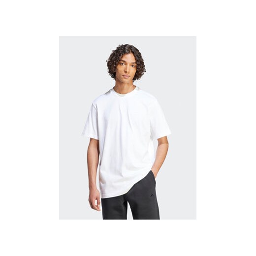 adidas T-Shirt IR8364 Biały Loose Fit S wyprzedaż MODIVO
