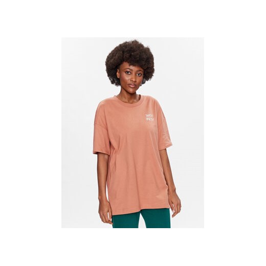 Outhorn T-Shirt TTSHF436 Pomarańczowy Relaxed Fit ze sklepu MODIVO w kategorii Bluzki damskie - zdjęcie 168561369