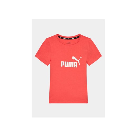 Puma T-Shirt Ess Logo 587029 Niebieski Regular Fit ze sklepu MODIVO w kategorii T-shirty chłopięce - zdjęcie 168562498