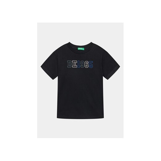 United Colors Of Benetton T-Shirt 3I1XC10D6 Czarny Regular Fit ze sklepu MODIVO w kategorii T-shirty chłopięce - zdjęcie 168562859