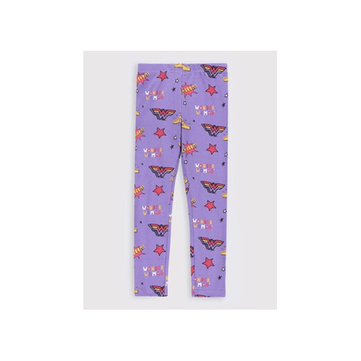 Coccodrillo Legginsy WONDER WOMAN ZC2122104LIG Fioletowy Slim Fit 110 MODIVO