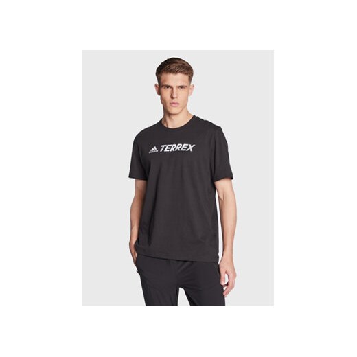 adidas T-Shirt Terrex Classic Logo HF3286 Czarny Regular Fit ze sklepu MODIVO w kategorii T-shirty męskie - zdjęcie 168563366