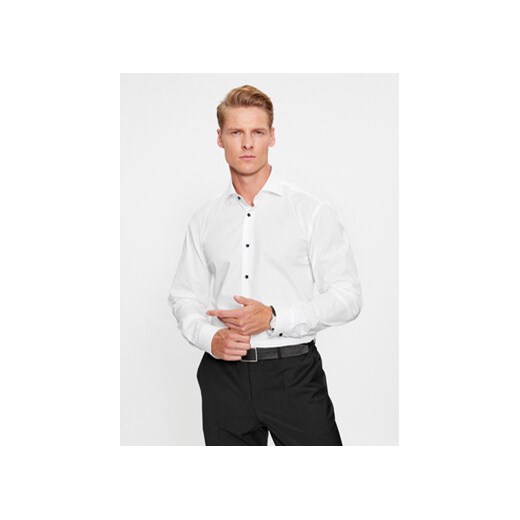 Boss Koszula H-HANK-Party-231 50503239 Biały Slim Fit ze sklepu MODIVO w kategorii Koszule męskie - zdjęcie 168563568