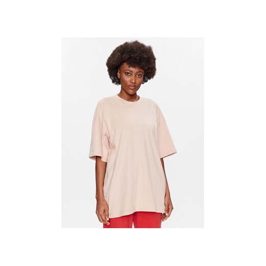 Outhorn T-Shirt TTSHF444 Różowy Relaxed Fit ze sklepu MODIVO w kategorii Bluzki damskie - zdjęcie 168563627