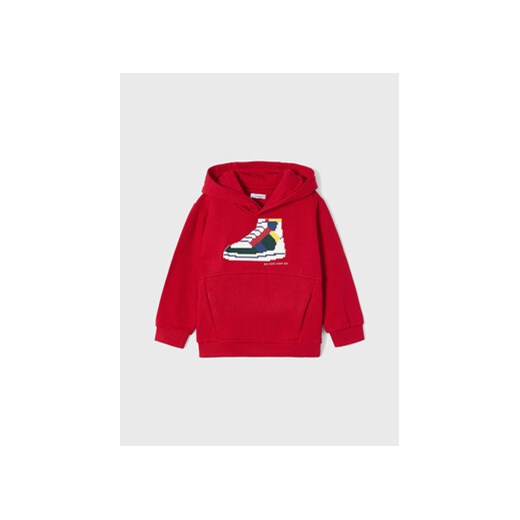 Mayoral Bluza 4456 Czerwony Regular Fit ze sklepu MODIVO w kategorii Bluzy chłopięce - zdjęcie 168563985