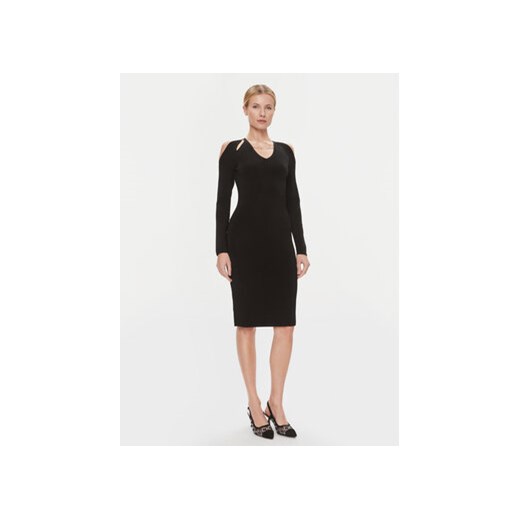 KARL LAGERFELD Sukienka koktajlowa 240W1331 Czarny Regular Fit ze sklepu MODIVO w kategorii Sukienki - zdjęcie 168564009