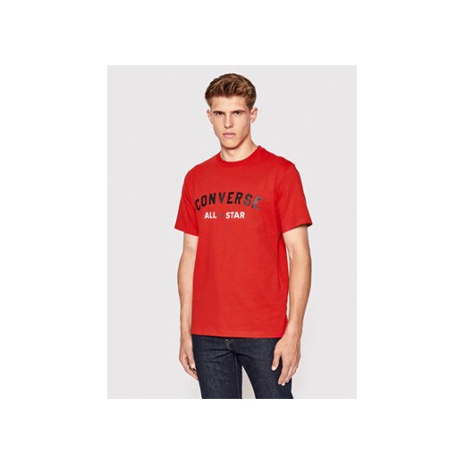 Converse T-Shirt All Varsity Graphic 10023260-A05 Czerwony Standard Fit Converse M MODIVO promocja