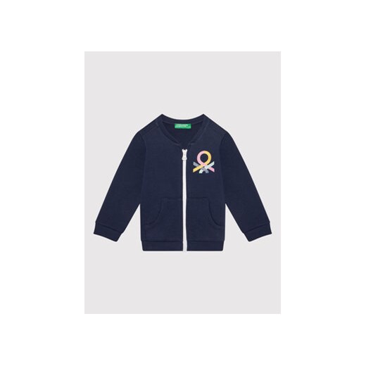 United Colors Of Benetton Bluza 3J70C5920 Granatowy Regular Fit ze sklepu MODIVO w kategorii Bluzy i swetry - zdjęcie 168564517