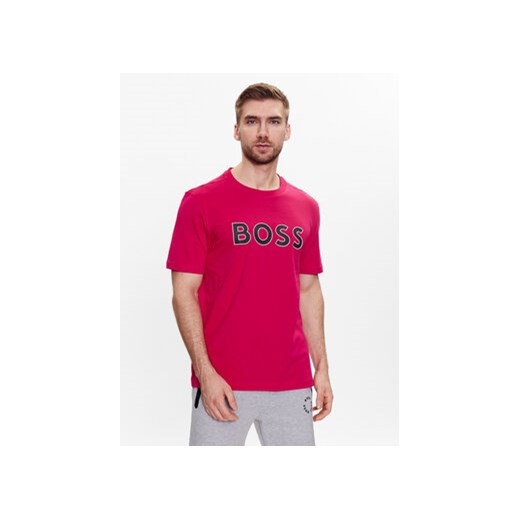 Boss T-Shirt 50488793 Różowy Regular Fit ze sklepu MODIVO w kategorii T-shirty męskie - zdjęcie 168564619