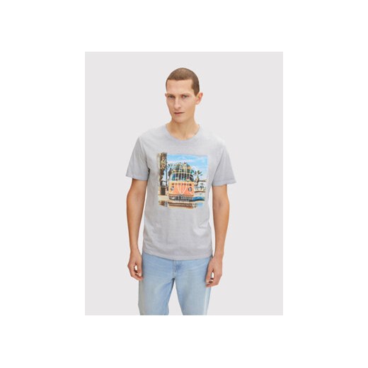 Tom Tailor T-Shirt 1031570 Szary Regular Fit ze sklepu MODIVO w kategorii T-shirty męskie - zdjęcie 168564666