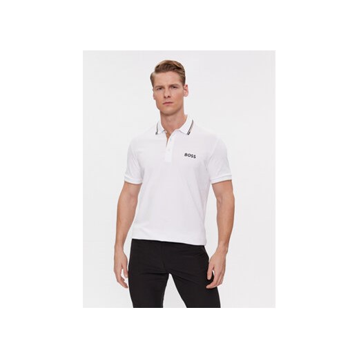 Boss Polo Paddy Pro 50469102 Beżowy Regular Fit ze sklepu MODIVO w kategorii T-shirty męskie - zdjęcie 168565379