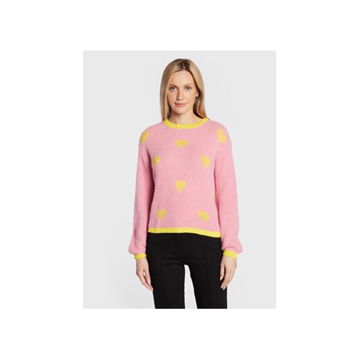 Fracomina Sweter FR22WT7035K468F8 Różowy Regular Fit ze sklepu MODIVO w kategorii Swetry damskie - zdjęcie 168565535