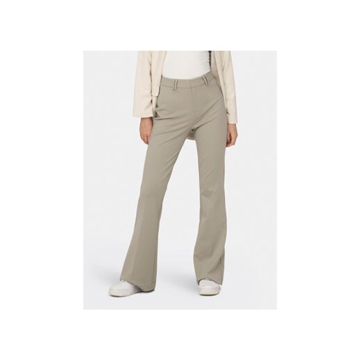 ONLY Spodnie materiałowe Peach 15298660 Beżowy Flared Fit ze sklepu MODIVO w kategorii Spodnie damskie - zdjęcie 168565547