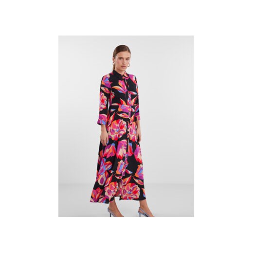 YAS Sukienka koszulowa 26030726 Kolorowy Regular Fit ze sklepu MODIVO w kategorii Sukienki - zdjęcie 168565877