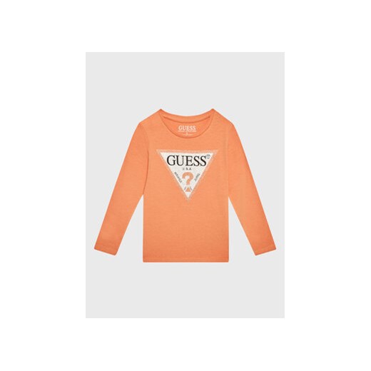 Guess Bluzka J2YI50 K6YW1 Pomarańczowy Regular Fit ze sklepu MODIVO w kategorii T-shirty chłopięce - zdjęcie 168566009