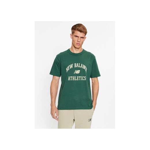 New Balance T-Shirt Athletics Varsity Graphic T-Shirt MT33551 Zielony Regular Fit ze sklepu MODIVO w kategorii T-shirty męskie - zdjęcie 168566399