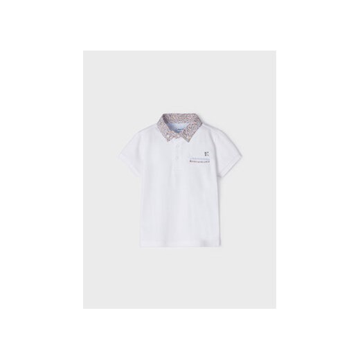 Mayoral Polo 3152 Biały Regular Fit ze sklepu MODIVO w kategorii T-shirty chłopięce - zdjęcie 168566588