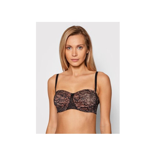 Triumph Biustonosz balkonetka Amourette Charm 10208004 Czarny Triumph 70F okazja MODIVO