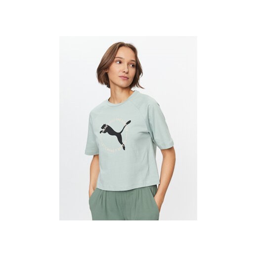 Puma T-Shirt Better Sportswear 676066 Zielony Regular Fit ze sklepu MODIVO w kategorii Bluzki damskie - zdjęcie 168566719