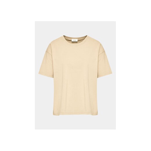 American Vintage T-Shirt Valley FIZ02AH23 Beżowy Relaxed Fit ze sklepu MODIVO w kategorii Bluzki damskie - zdjęcie 168566896