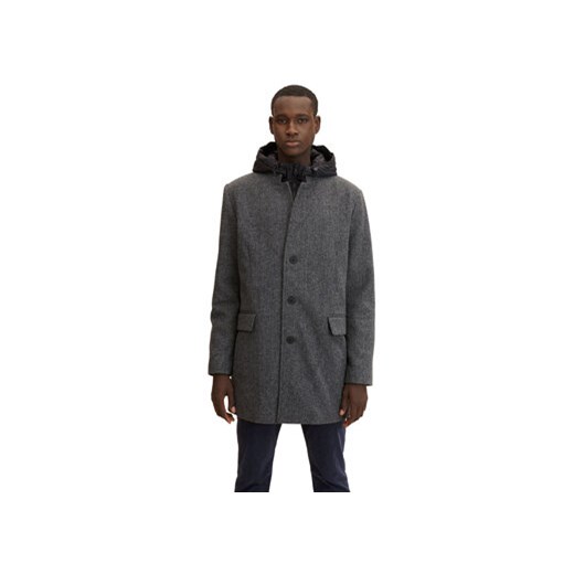 Tom Tailor Denim Kurtka przejściowa 1032441 Szary Regular Fit Tom Tailor Denim L MODIVO wyprzedaż
