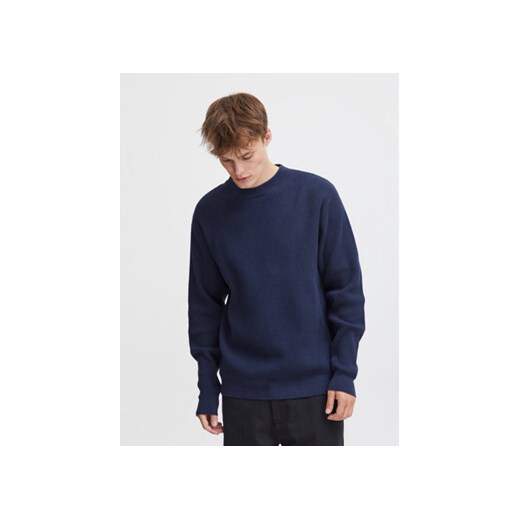 Solid Sweter 21108052 Niebieski Regular Fit ze sklepu MODIVO w kategorii Swetry męskie - zdjęcie 168567329
