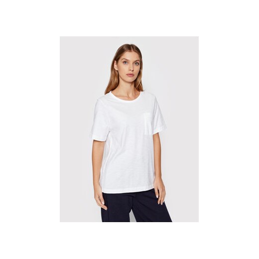 United Colors Of Benetton T-Shirt 3BVXE18A0 Biały Relaxed Fit ze sklepu MODIVO w kategorii Bluzki damskie - zdjęcie 168567519
