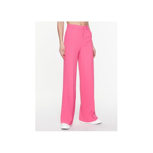 Red Valentino Spodnie materiałowe 2R3RBG002EU Różowy Relaxed Fit ze sklepu MODIVO w kategorii Spodnie damskie - zdjęcie 168567529