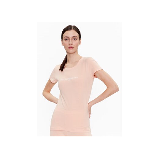 Emporio Armani Underwear T-Shirt 163139 3R227 00370 Pomarańczowy Regular Fit ze sklepu MODIVO w kategorii Bluzki damskie - zdjęcie 168567748