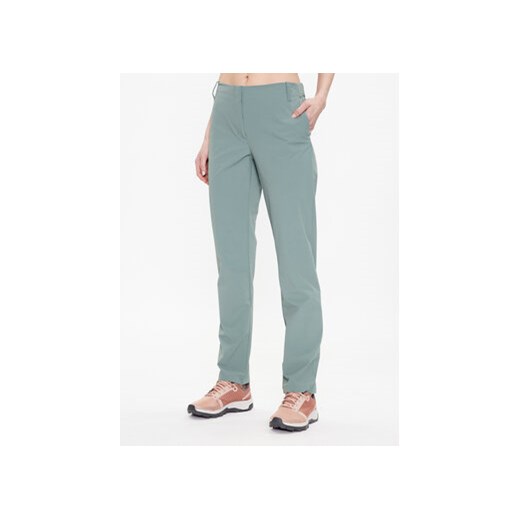 Jack Wolfskin Spodnie outdoor Pack & Go 1507381 Zielony Regular Fit ze sklepu MODIVO w kategorii Spodnie damskie - zdjęcie 168567879
