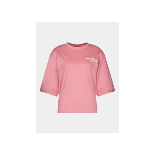 Outhorn T-Shirt OTHAW23TTSHF0927 Różowy Regular Fit ze sklepu MODIVO w kategorii Bluzki damskie - zdjęcie 168568178