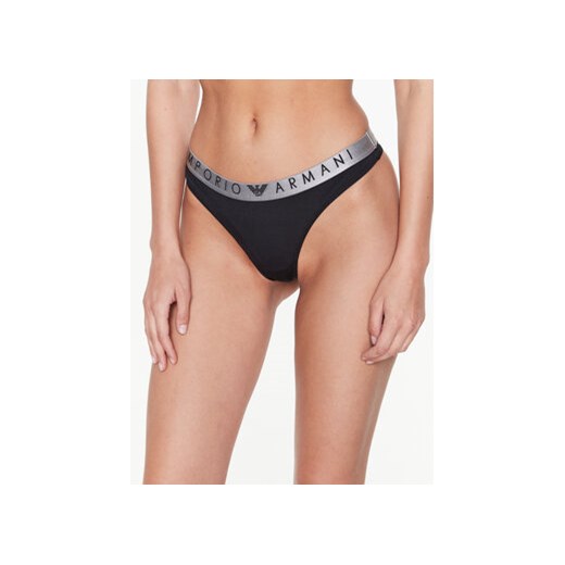 Emporio Armani Underwear Komplet 2 par stringów 163333 3R235 00020 Czarny XL okazja MODIVO