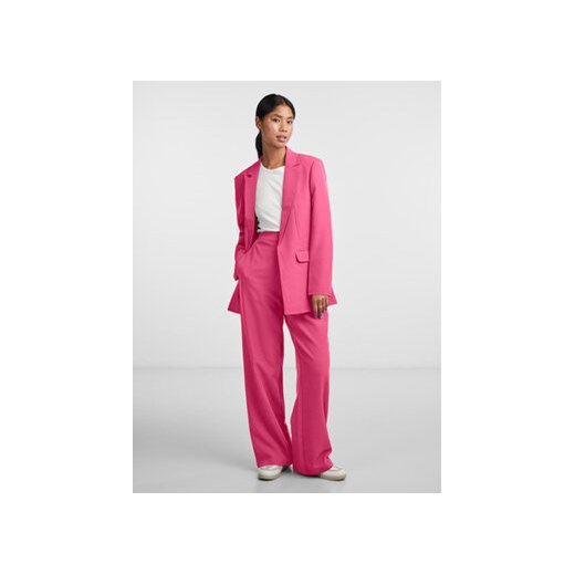 Pieces Spodnie materiałowe Bossy 17140744 Różowy Loose Fit ze sklepu MODIVO w kategorii Spodnie damskie - zdjęcie 168568997