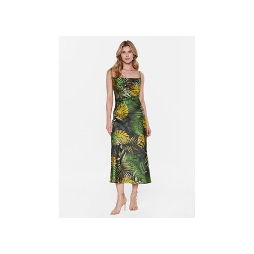 Guess Sukienka codzienna Akilina W3GK85 WD8G2 Zielony Regular Fit ze sklepu MODIVO w kategorii Sukienki - zdjęcie 168570058