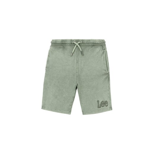 Lee Szorty materiałowe Tonal LEE0133 Zielony Regular Fit ze sklepu MODIVO w kategorii Spodenki chłopięce - zdjęcie 168570707