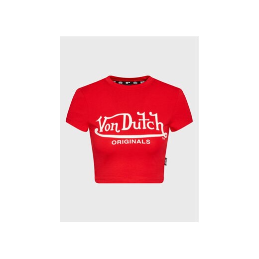 Von Dutch T-Shirt Arta 6230046 Czerwony Regular Fit ze sklepu MODIVO w kategorii Bluzki damskie - zdjęcie 168570798