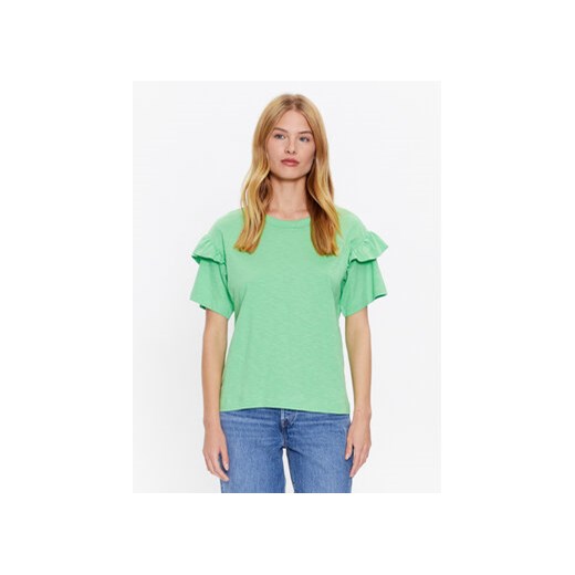 Selected Femme T-Shirt 16079837 Zielony Loose Fit ze sklepu MODIVO w kategorii Bluzki damskie - zdjęcie 168570826