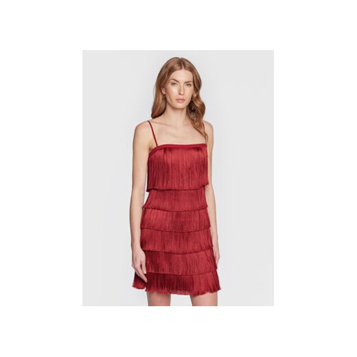 Marciano Guess Sukienka koktajlowa 3RGK38 9245Z Czerwony Slim Fit ze sklepu MODIVO w kategorii Sukienki - zdjęcie 168571027