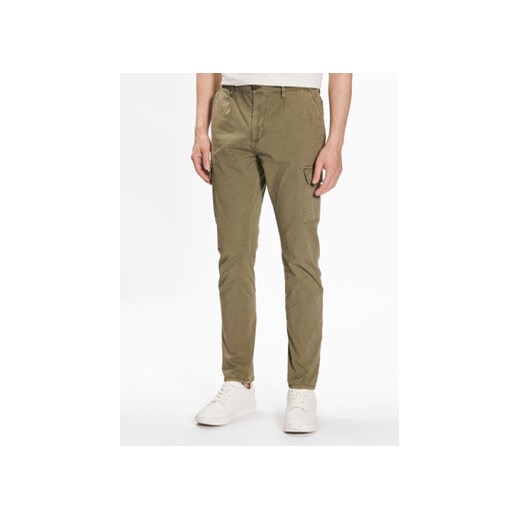 INDICODE Spodnie materiałowe Umut 60-320 Zielony Regular Fit ze sklepu MODIVO w kategorii Spodnie męskie - zdjęcie 168571215