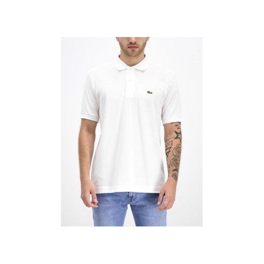 Lacoste Polo L1212 Biały Classic Fit ze sklepu MODIVO w kategorii T-shirty męskie - zdjęcie 168571525