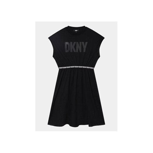 DKNY Sukienka codzienna D32898 S Czarny Regular Fit ze sklepu MODIVO w kategorii Sukienki dziewczęce - zdjęcie 168571638
