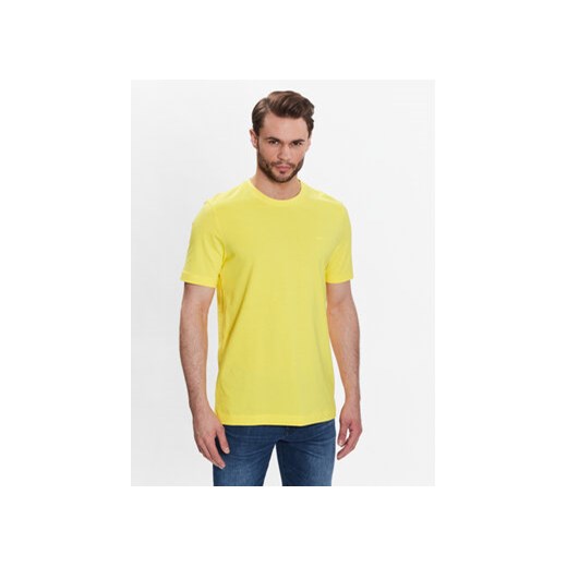 Boss T-Shirt Thompson 01 50468347 Żółty Regular Fit ze sklepu MODIVO w kategorii T-shirty męskie - zdjęcie 168572588