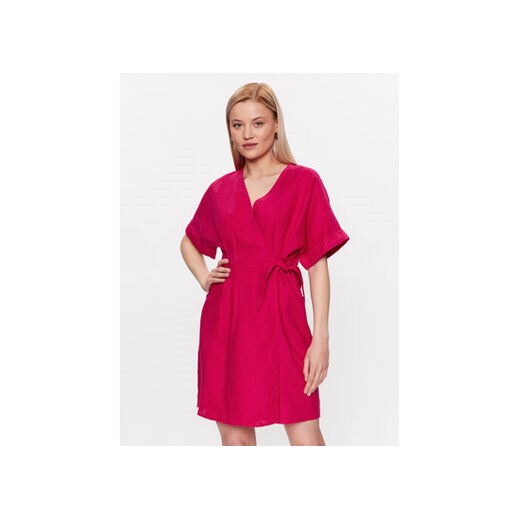 United Colors Of Benetton Sukienka codzienna 4AGHDV03C Czerwony Regular Fit ze sklepu MODIVO w kategorii Sukienki - zdjęcie 168572899