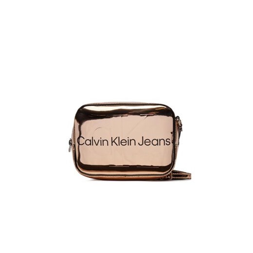 Calvin Klein Jeans Torebka Sculpted Camera Bag18 Mono F K60K611859 Różowy ze sklepu MODIVO w kategorii Listonoszki - zdjęcie 168572925