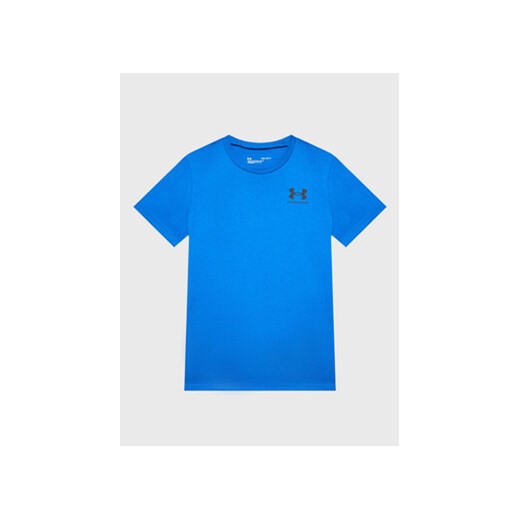Under Armour T-Shirt Ua Sportstyle Left Chest 1363280 Niebieski Regular Fit ze sklepu MODIVO w kategorii T-shirty chłopięce - zdjęcie 168572989